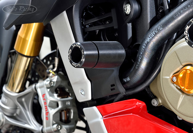 SATO RACING Ducati Streetfighter V4 Frame Sliders L-side