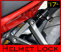 Frame-mount Helmet Lock for 2017+ Monster 1200/S