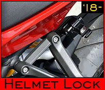Frame-mount Helmet Lock