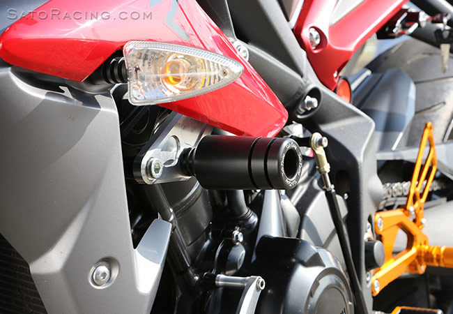 SATO RACING Triumph Street Triple ('13-'16) Frame Sliders