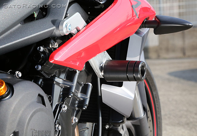 SATO RACING Triumph Street Triple ('13-'16) Frame Sliders