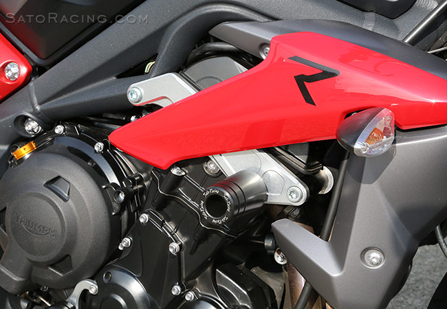 SATO RACING Triumph Street Triple ('13-'16) Frame Sliders