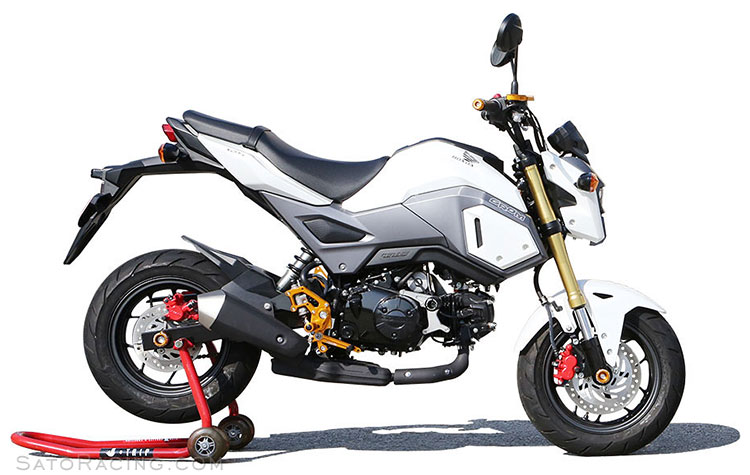2017 Honda GROM with SATO RACING Rear Sets and other parts