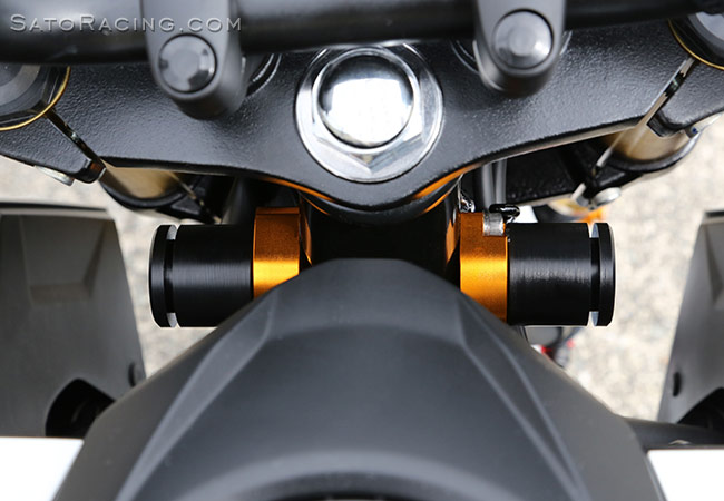 SATO RACING 'Race Concept' Handle Stoppers for Honda Grom