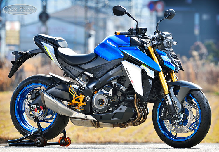2021 Suzuki GSX-S1000 with SATO RACING Frame Sliders and many other parts