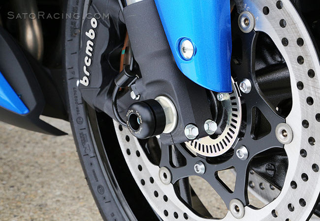 SATO RACING Suzuki GSX-S1000/F/Z Front Axle Sliders - R-side
