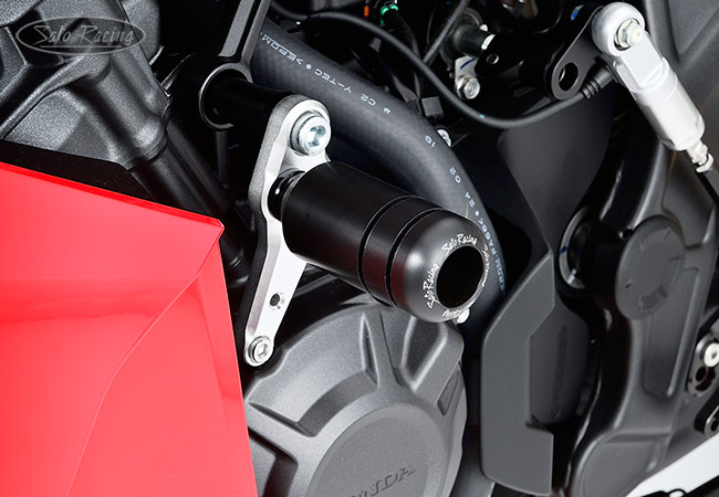 SATO RACING Engine Sliders [L]-side for 2024+ Honda CBR650R / CB650R with E-Clutch