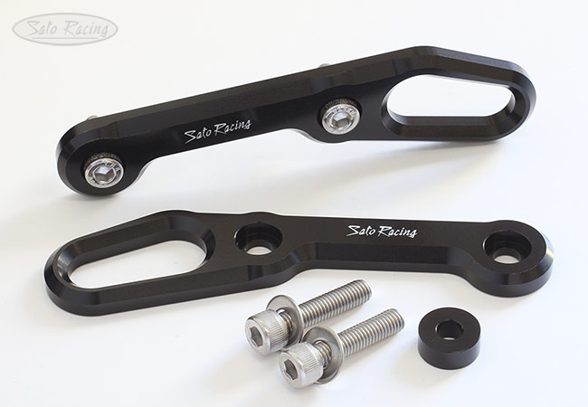 SATO RACING Honda CBR250R / 300R / 500R / CB750 Hornet Hooks in Black SATO RACING Honda CBR250R / 300R / 500R / CB750 Hornet Hooks in Black