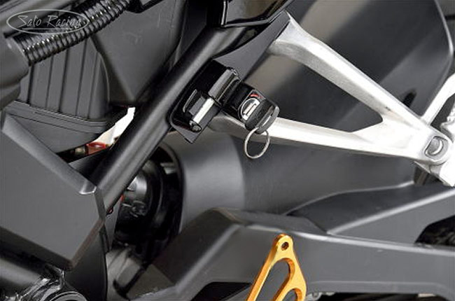 SATO RACING Helmet Lock for 2018-21 Honda CBR650R / CB300R / CB250R
