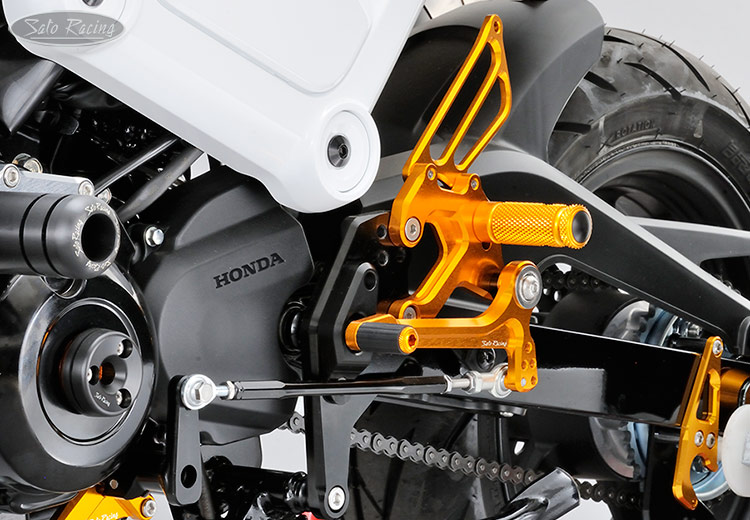 SATO RACING Honda GROM '22 Race Concept Rear Sets [L]-side
