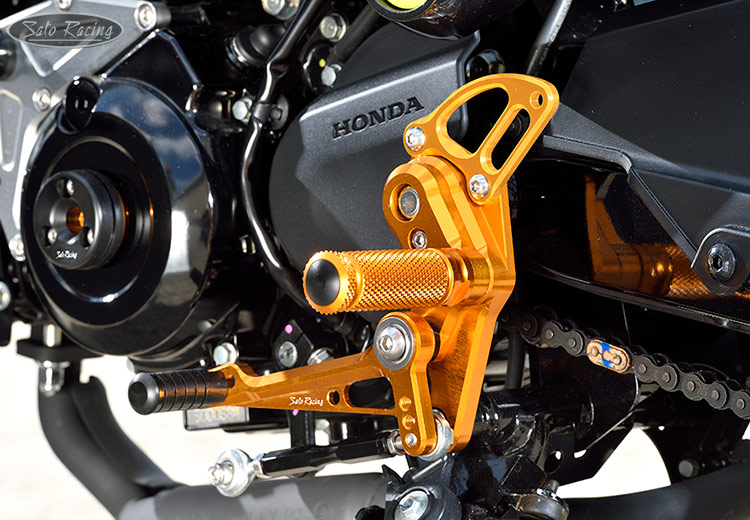 SATO RACING Honda Grom '22 Rear Sets - [L]-side