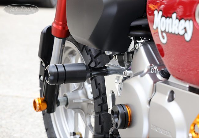 SATO RACING Honda Monkey '18- Engine Slider [L]-side and Timing Hole Plug