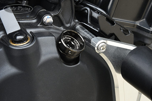SATO Oil Filler Cap on a Kawasaki Eliminator SATO Oil Filler Cap on a Kawasaki Eliminator