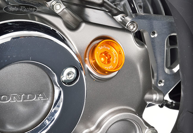 SATO Oil Filler Cap on a 2022 Honda Monkey