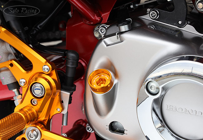 SATO Oil Filler Cap on a Honda Monkey SATO Oil Filler Cap on a Honda Monkey