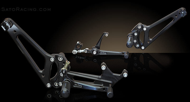 SATO RACING Rear Sets for Harley-Davidson Sportster XL883/1200 ('14- non-ABS)
