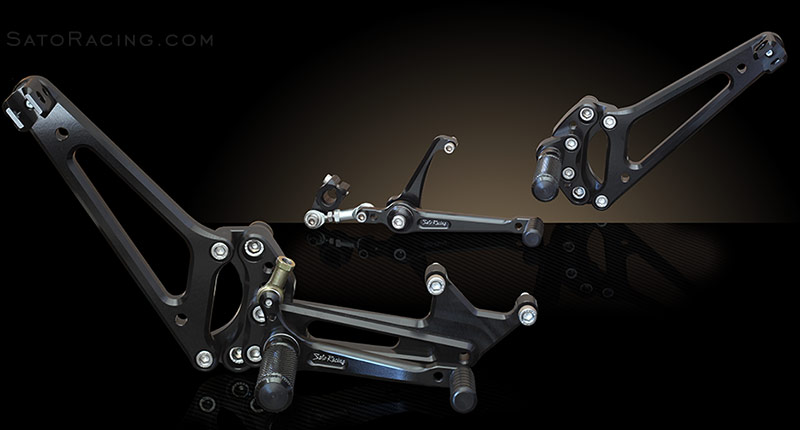 SATO RACING | Rear Sets - Harley Davidson Sportster XL883/1200