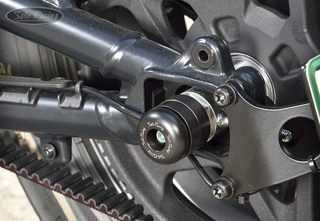 SATO RACING Rear Axle Sliders for 2022 Sportster S