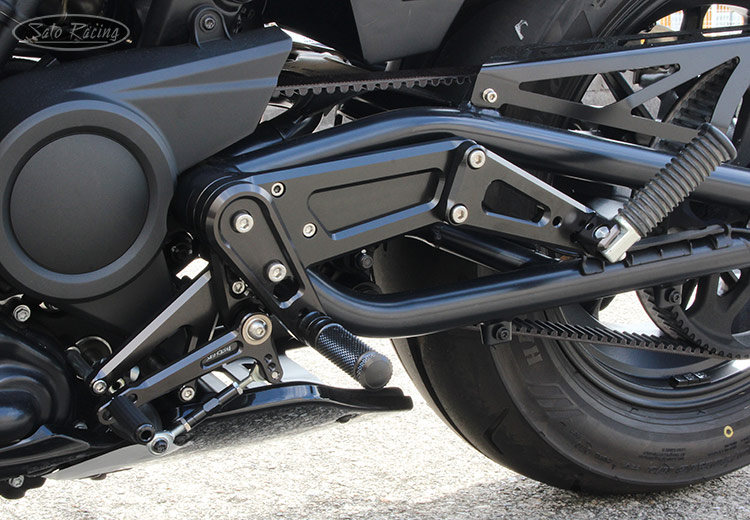 SATO RACING Rear Sets with Tandem Brackets for 2022 Harley-Davidson Sportster S