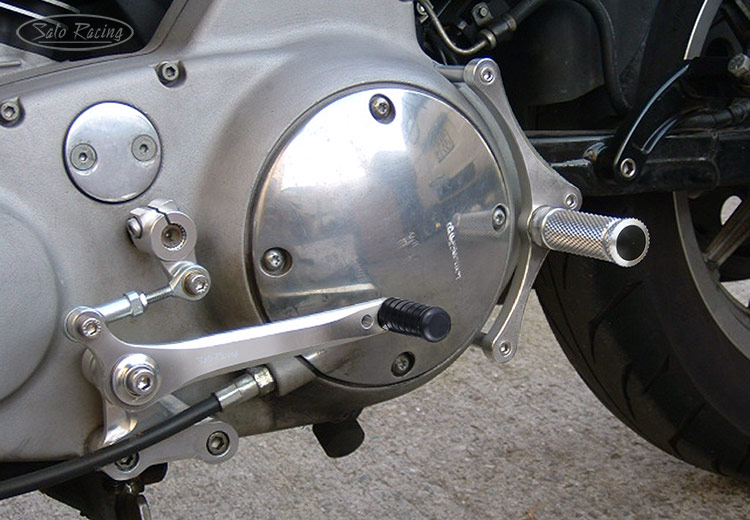 H-D Sportster '91-'03 with Sato Racing Rear Sets (Type2 design) [L]-side