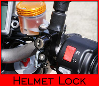 Universal Handle Bar-mount Helmet Lock