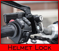 Universal Handle Bar-mount Helmet Lock