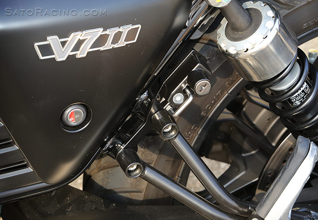 SATO RACING Helmet Lock for Moto Guzzi V7 and V7 II