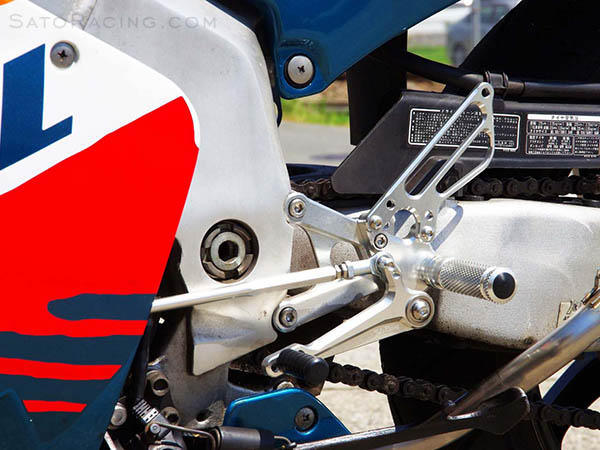 SATO RACING Honda NSR250 Reverse Shift Rear Sets