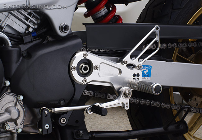 SATO RACING Rear Sets for Honda VTR250 [L]-side