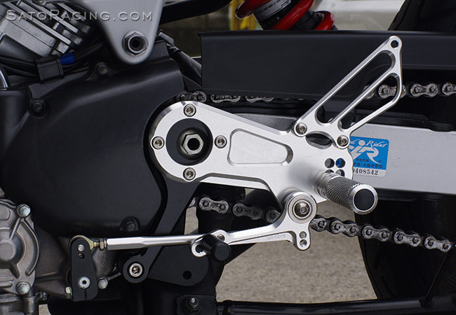 SATO RACING Rear Sets for Honda VTR250 [L]-side