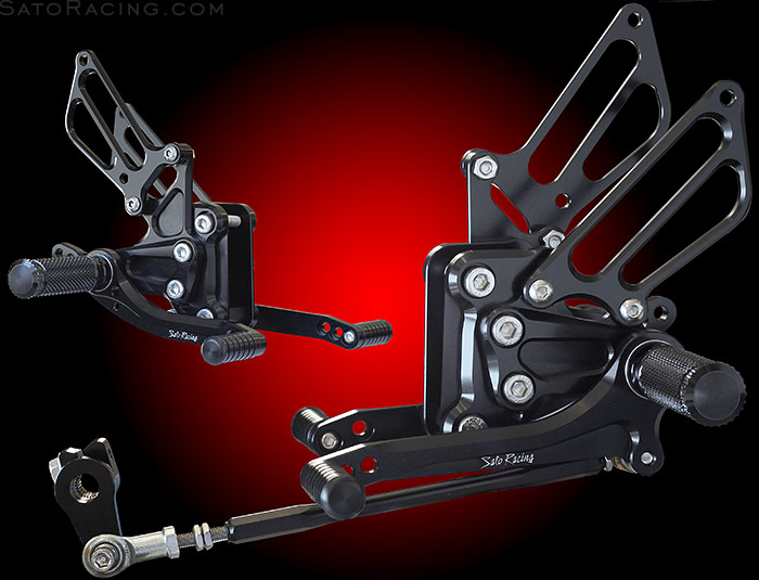 SATO RACING Rear Sets for Honda VFR800 Interceptor