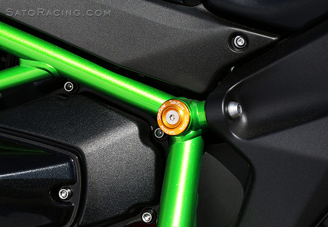 SATO RACING Frame Plugs for '15- Kawasaki H2