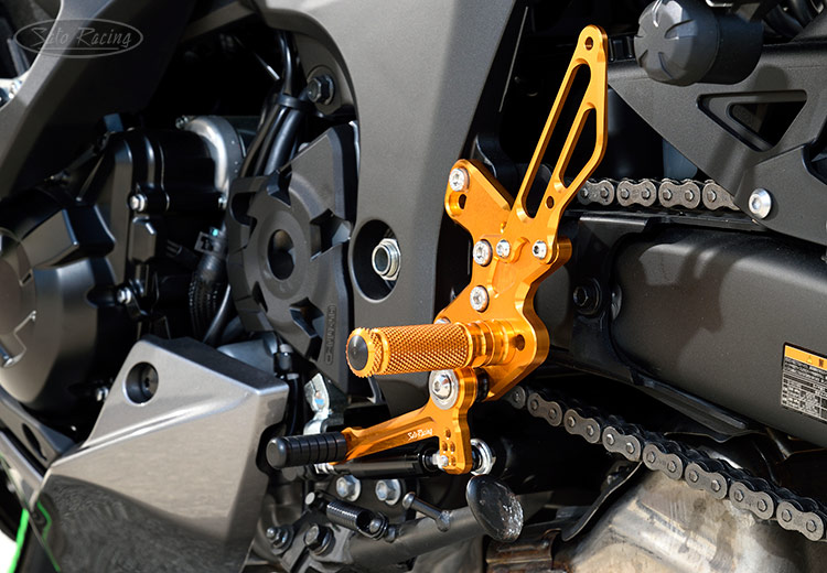 SATO RACING Rear Sets (L-side) for '20 Kawasaki Ninja 1000 SX