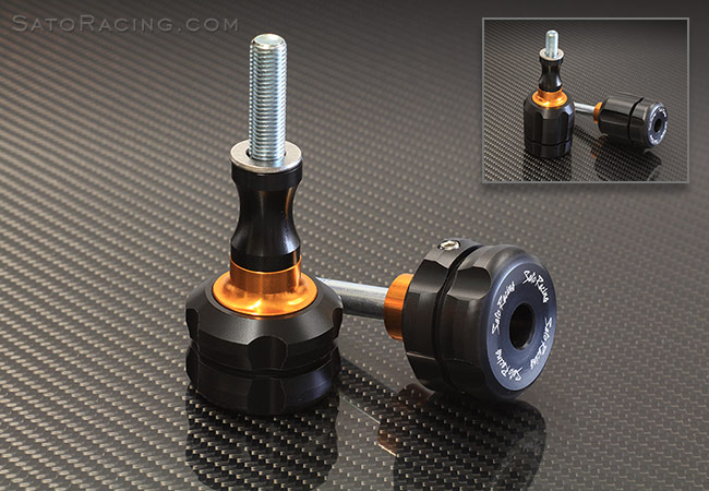 SATO RACING ZX-10R '16- Frame Sliders - Low-profile style