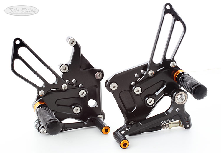 image - SATO RACING 'Race Concept' Rear Sets (Std Shift) in Black for Kawasaki ZX-25R/ ZX-4RR