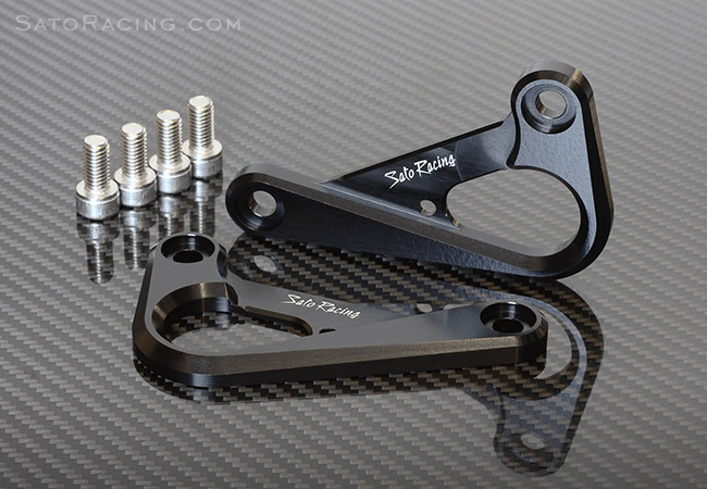 SATO RACING ZX-6R Racing Hooks set for bikes without stock exhaust hanger