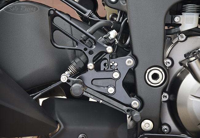 FXCNC CNC Aluminum Rearset Footpeg Gear Shift Arm For Kawasaki ZX6R ZX636 ZX10R & Honda Models