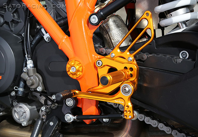 SATO RACING KTM 1290 Super Duke GT Rear Sets [L]-side