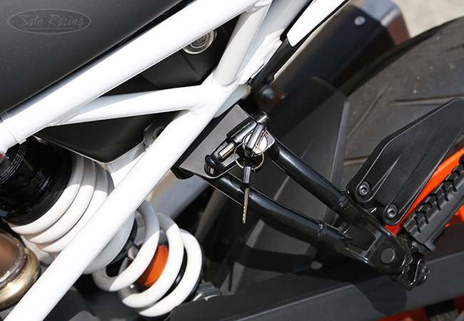 SATO RACING Helmet Lock for KTM 250 / 390 DUKE ('17- )