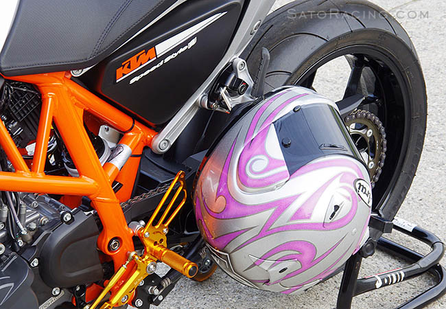 Sato Racing Helmet Lock for KTM 690 DUKE ('12-)