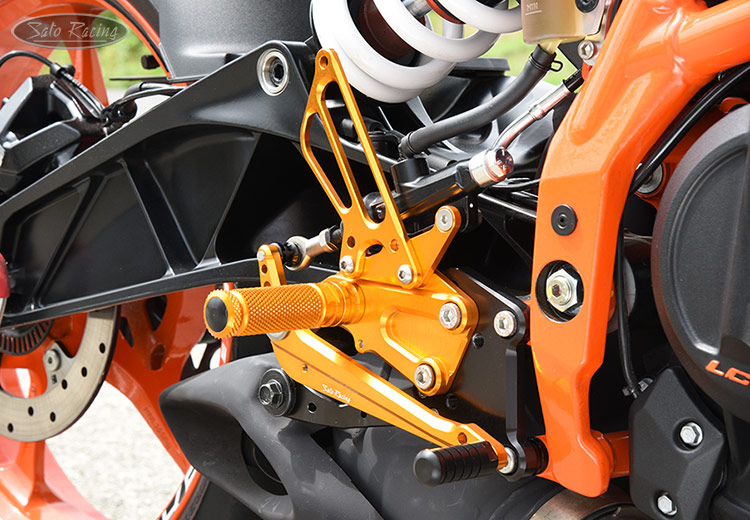 SATO RACING KTM 390 Duke '24 Rear Sets [R]-side