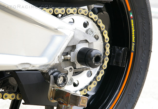 SATO RACING Rear Axle Sliders for KTM RC8