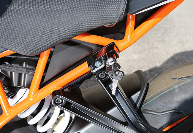 SATO RACING Helmet Lock for KTM RC125 / RC390