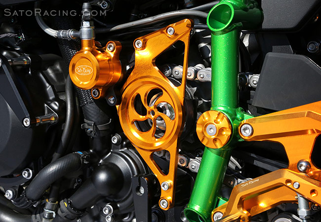 SATO RACING Shift Spindle Holder for 2015+ Kawasaki H2