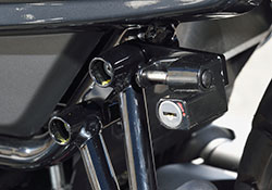 SATO RACING  L-side Helmet Lock for Moto Guzzi V7 III