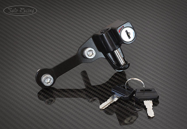 Right Side Shock Mount Helmet Lock and Keys 