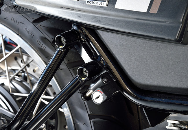 SATO RACING R-side Helmet Lock for Moto Guzzi V7 III