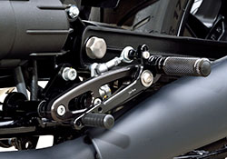 SSATO RACING Moto Guzzi V7 850 Rear Sets for Arrow Exhaust
