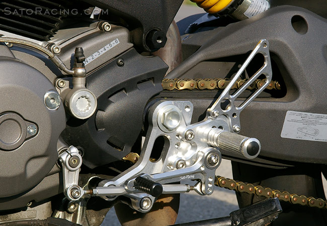 SATO RACING Ducati Monster 696 Rear Sets [L]-side