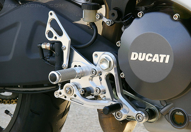 SATO RACING Ducati Monster 696 Rear Sets [R]-side